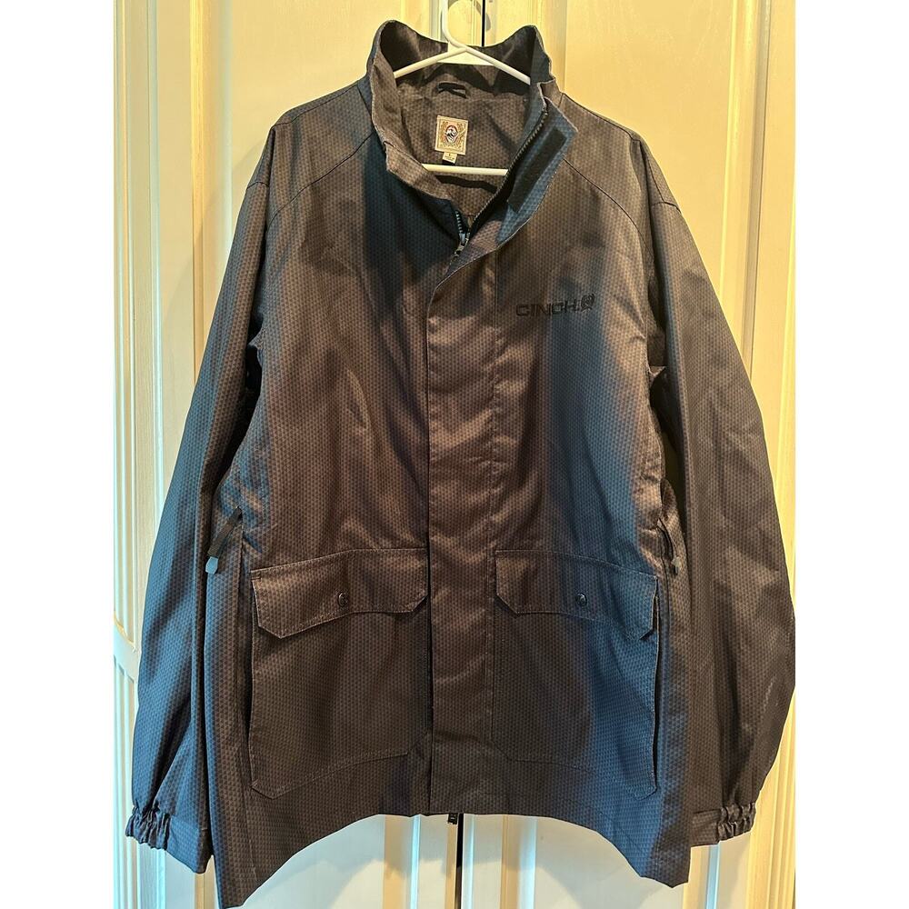 CINCH western wear dark gray all weather jacket men's size L